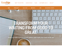 Tablet Screenshot of essayedge.com
